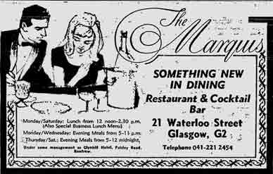 The Marquis advert 1978